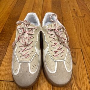 ALOHAS Beige and White Sneakers